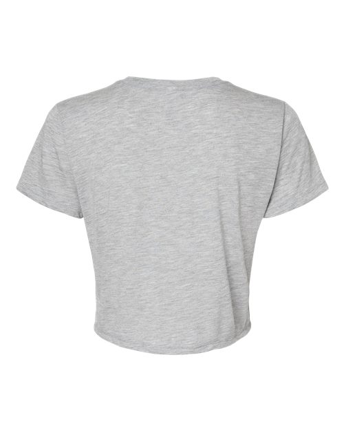 Bella + Canvas B8882 Ladies' Flowy Cropped T-Shirt #color_ATHLETIC HEATHER