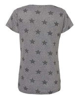 Code Five 3629 Ladies' Five Star T-Shirt #color_GRAN HTHR STAR