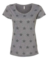Code Five 3629 Ladies' Five Star T-Shirt #color_GRAN HTHR STAR