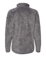 J America JA8463 Ladies Boundary Shag Full Zip #color_BLACK