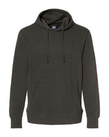 J America JA8706 Ripple Fleece Pulllover Hooded Sweatshirt #color_BLACK