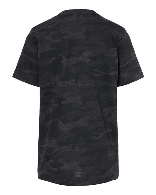 LAT 6101 Youth Fine Jersey T-Shirt #color_STORM CAMO