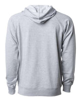 Independent Trading Co. SS1000 Icon Lightweight Loopback Terry Hooded Sweatshirt #color_Athletic Heather