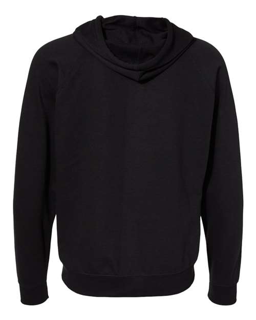 Independent Trading Co. SS1000Z Icon Lightweight Loopback Terry Full-Zip Hooded Sweatshirt #color_Black