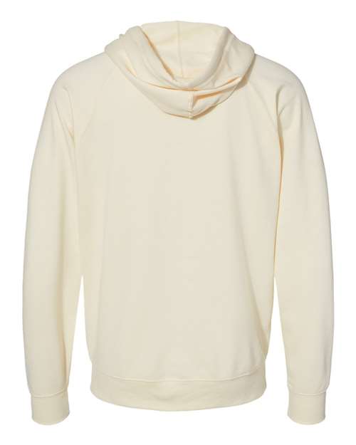 Independent Trading Co. SS1000Z Icon Lightweight Loopback Terry Full-Zip Hooded Sweatshirt #color_Bone