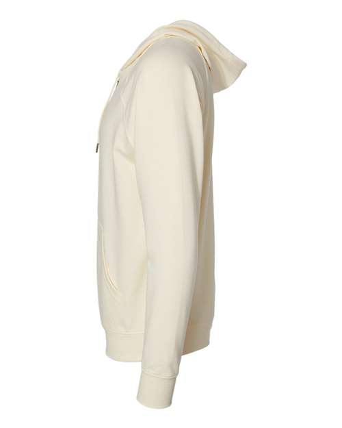 Independent Trading Co. SS1000Z Icon Lightweight Loopback Terry Full-Zip Hooded Sweatshirt #color_Bone