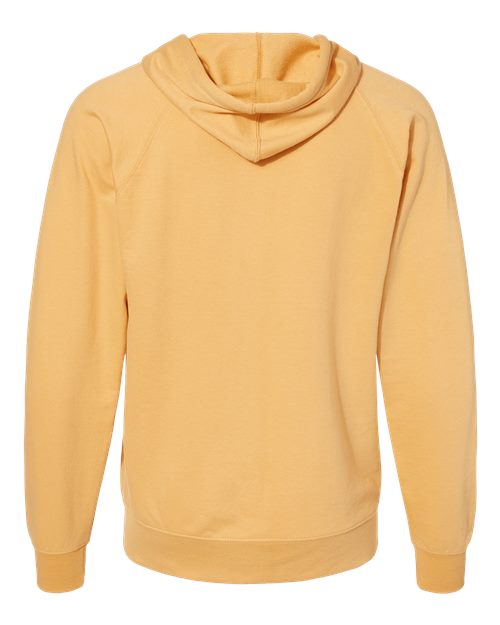 Independent Trading Co. SS1000Z Icon Lightweight Loopback Terry Full-Zip Hooded Sweatshirt #color_Harvest Gold