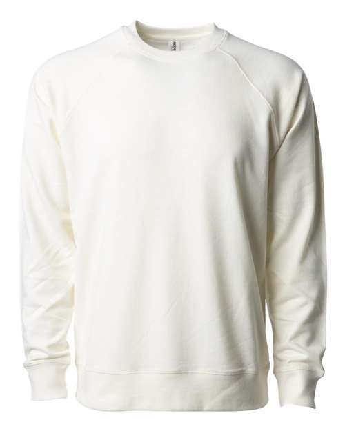 Independent Trading Co. SS1000C Icon Lightweight Loopback Terry Crewneck Sweatshirt #color_Bone