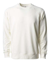 Independent Trading Co. SS1000C Icon Lightweight Loopback Terry Crewneck Sweatshirt #color_Bone