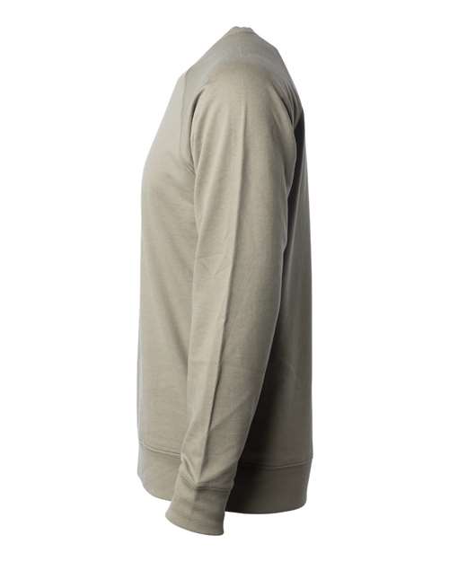 Independent Trading Co. SS1000C Icon Lightweight Loopback Terry Crewneck Sweatshirt #color_Olive