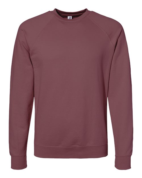 Independent Trading Co. SS1000C Icon Lightweight Loopback Terry Crewneck Sweatshirt #color_Port