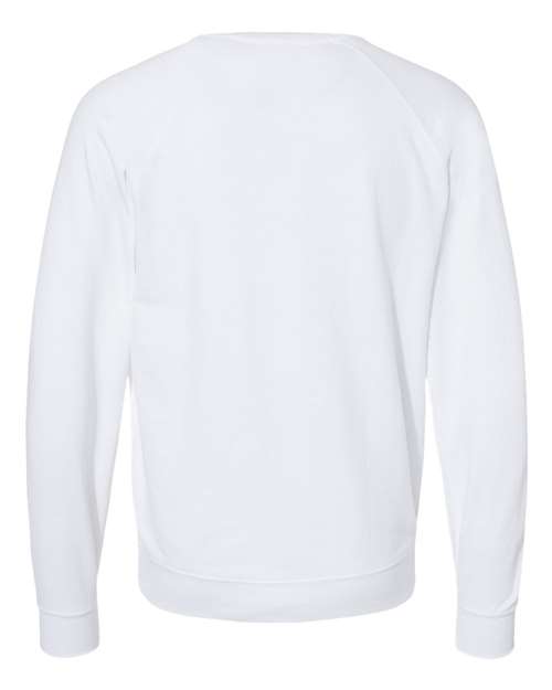 Independent Trading Co. SS1000C Icon Lightweight Loopback Terry Crewneck Sweatshirt #color_White