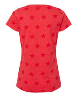 Code Five 3629 Ladies' Five Star T-Shirt #color_RED STAR
