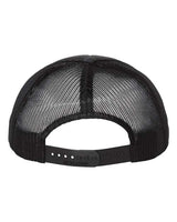 Richardson 213 Low Pro Foamie Trucker Cap #color_Charcoal/ Black/ Black