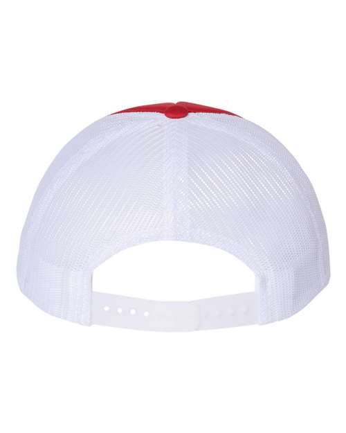 Richardson 213 Low Pro Foamie Trucker Cap #color_Red/ White/ Royal