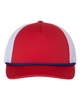 Richardson 213 Low Pro Foamie Trucker Cap #color_Red/ White/ Royal