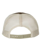 Richardson 930 Troutdale Corduroy Trucker Cap #color_Brown/ Sand