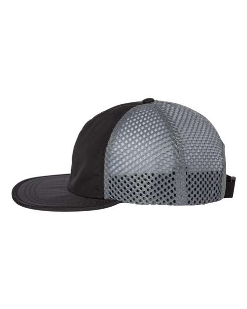 Richardson 935 Rogue Wide Set Mesh Cap #color_Black/ Charcoal