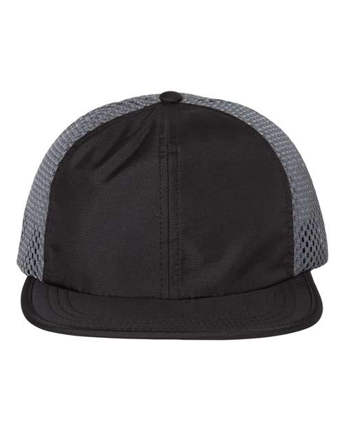 Richardson 935 Rogue Wide Set Mesh Cap #color_Black/ Charcoal