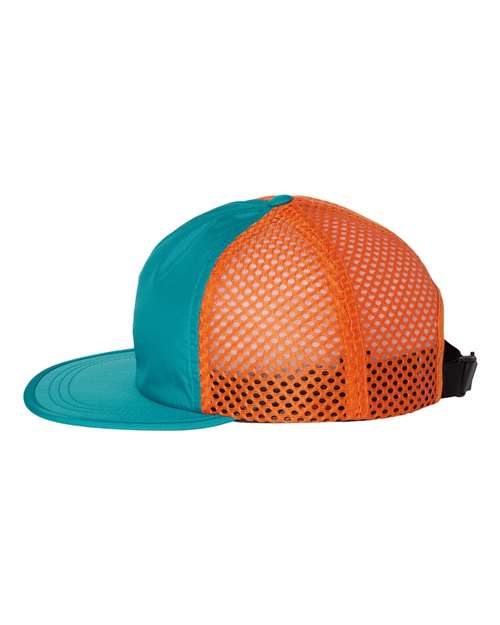 Richardson 935 Rogue Wide Set Mesh Cap #color_Teal/ Orange