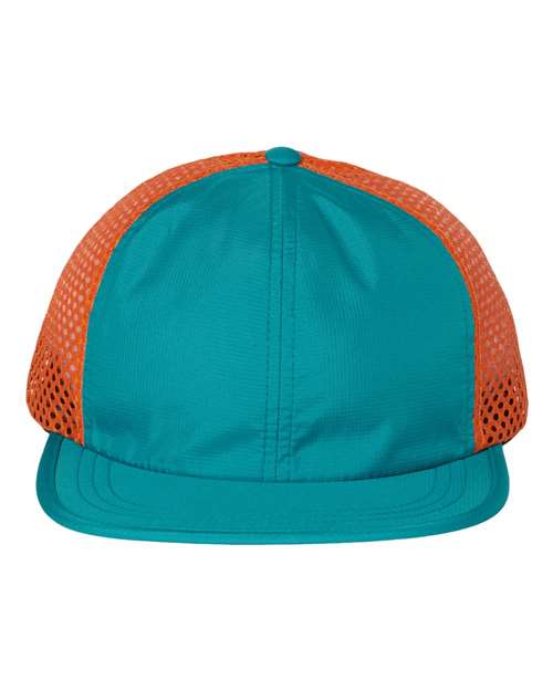 Richardson 935 Rogue Wide Set Mesh Cap #color_Teal/ Orange