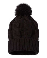 Richardson 141R Chunk Twist Cuffed Beanie #color_Black