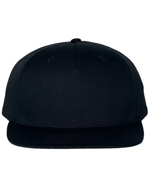 Richardson 255 Pinch Front Structured Snapback Trucker Cap #color_Black