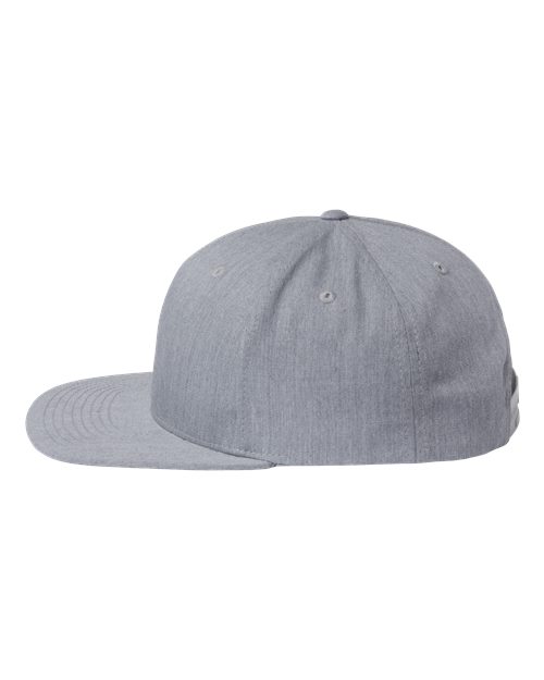 Richardson 255 Pinch Front Structured Snapback Trucker Cap #color_Heather Grey