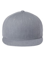 Richardson 255 Pinch Front Structured Snapback Trucker Cap #color_Heather Grey