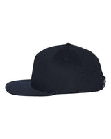 Richardson 255 Pinch Front Structured Snapback Trucker Cap #color_Navy