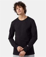 Champion T453 Unisex Heritage Long-Sleeve T-Shirt #color_BLACK