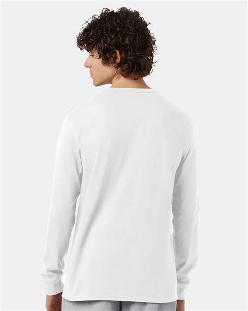 Champion T453 Unisex Heritage Long-Sleeve T-Shirt #color_WHITE