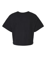 Champion T453W Ladies' Cropped Heritage T-Shirt #color_BLACK