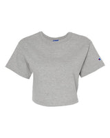 Champion T453W Ladies' Cropped Heritage T-Shirt #color_OXFORD GRAY