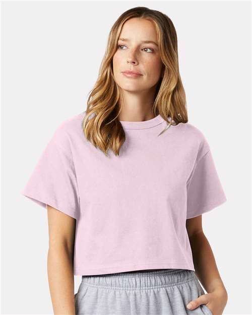 Champion T453W Ladies' Cropped Heritage T-Shirt #color_PINK CANDY