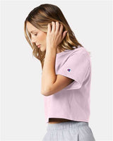Champion T453W Ladies' Cropped Heritage T-Shirt #color_PINK CANDY