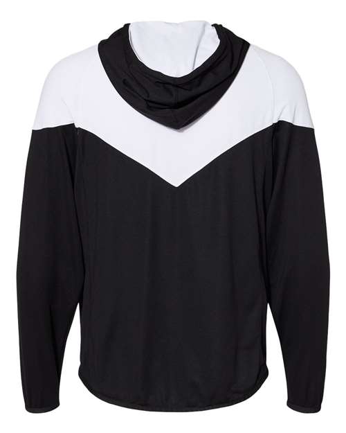 Badger 7722 Spirit Outer-Core Jacket #color_Black/ White