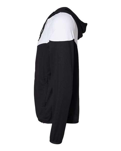 Badger 7722 Spirit Outer-Core Jacket #color_Black/ White