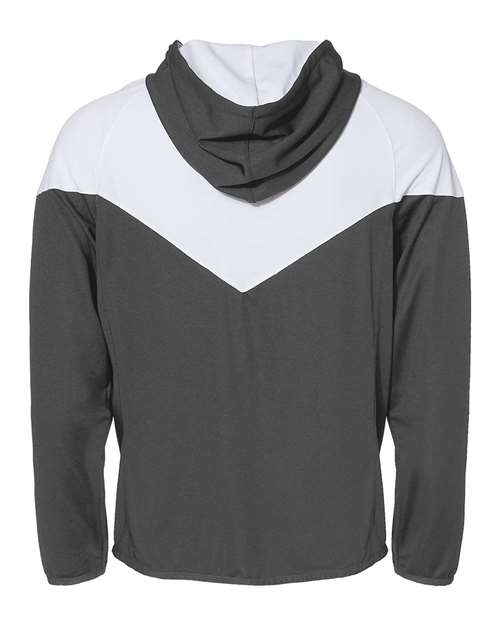 Badger 7722 Spirit Outer-Core Jacket #color_Graphite/ White