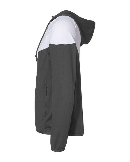 Badger 7722 Spirit Outer-Core Jacket #color_Graphite/ White