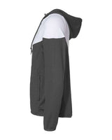 Badger 7722 Spirit Outer-Core Jacket #color_Graphite/ White