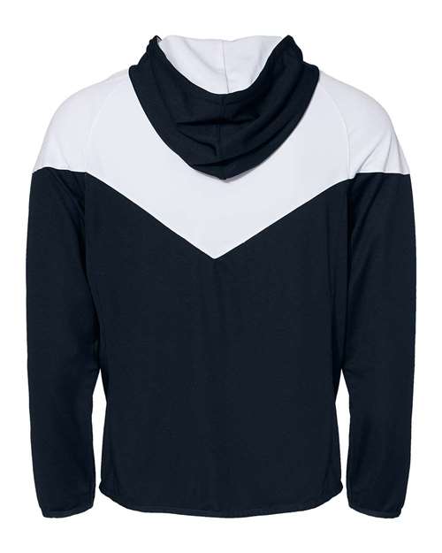 Badger 7722 Spirit Outer-Core Jacket #color_Navy/ White