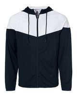 Badger 7722 Spirit Outer-Core Jacket #color_Navy/ White