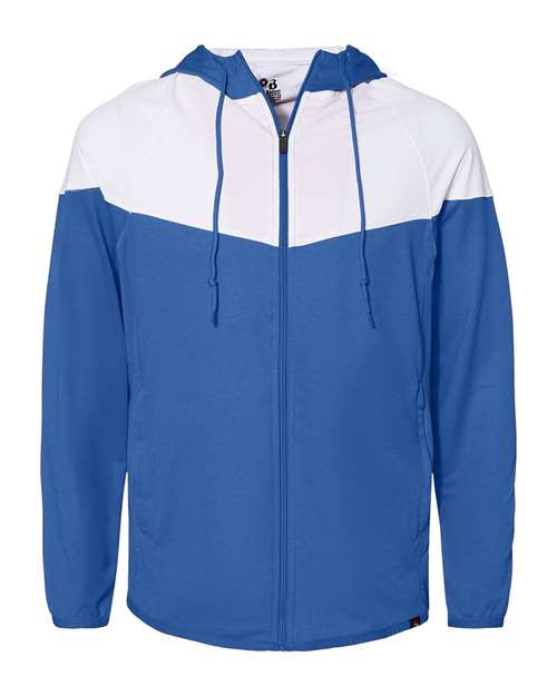 Badger 7722 Spirit Outer-Core Jacket #color_Royal/ White