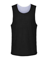 C2 Sport 5729 Reversible Mesh Tank #color_Black/ White