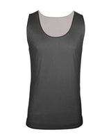 C2 Sport 5729 Reversible Mesh Tank #color_Graphite/ White