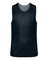 C2 Sport 5228 Youth Reversible Mesh Tank #color_Black/ White