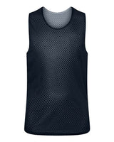 C2 Sport 5228 Youth Reversible Mesh Tank #color_Navy/ White