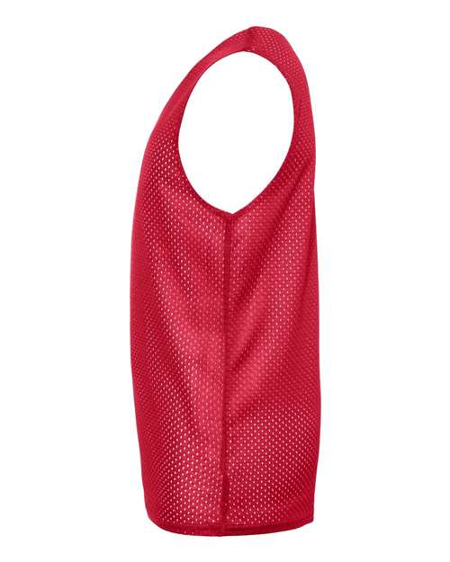 C2 Sport 5228 Youth Reversible Mesh Tank #color_Red/ White