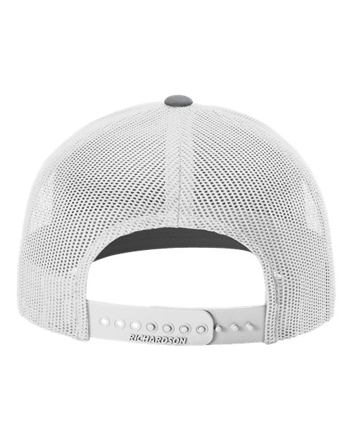 Richardson 112 Snapback Trucker Cap #color_Heather Grey/ Light Grey